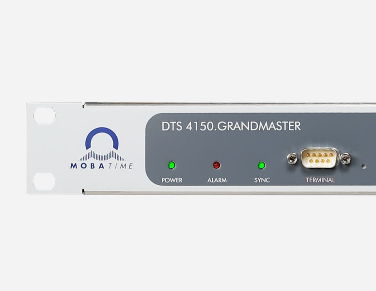 MOBATIME DTS 4150 Grandmaster Clock, the cornerstone for network time synchronization solutions
