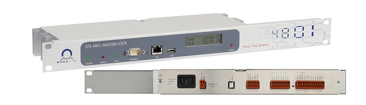 DTS 4801 masterclock, ideal time server for healthcare facilities